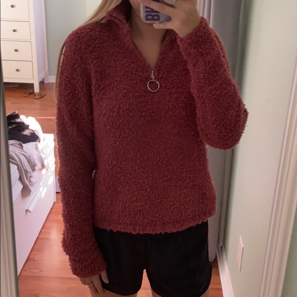 super fuzzy pullover-self esteem